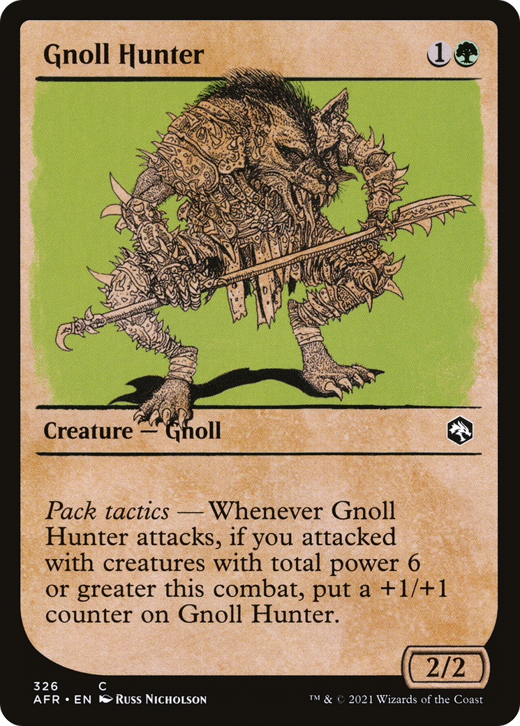 Gnoll Hunter (Showcase) (AFR-326) - Adventures in the Forgotten Realms: (Showcase)
