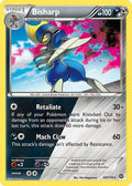 Bisharp 064  - Reverse Holofoil XY  Steam Siege - Holo Rare