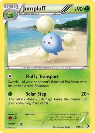 Jumpluff 005  XY  Steam Siege - Rare