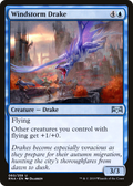 Windstorm Drake (RNA-060) - Ravnica Allegiance Foil