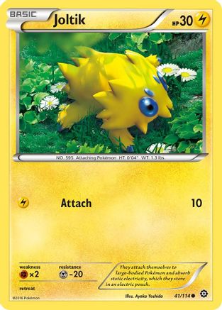 Joltik 041  - Reverse Holofoil XY  Steam Siege - Common