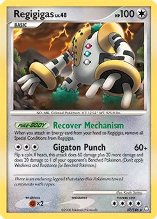 Regigigas - 37/146 (DP Legends Awakened)/146  - Holofoil Deck Exclusives - Holo Rare