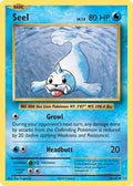 Seel 028  - Reverse Holofoil XY  Evolutions - Common