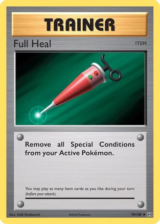Full Heal 078  XY  Evolutions - Uncommon