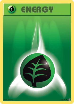 Grass Energy 091  XY  Evolutions - Common