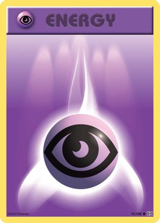 Psychic Energy 095  - Reverse Holofoil XY  Evolutions - Common