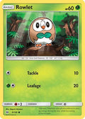 Rowlet 009  - Reverse Holofoil SM Base Set - Common