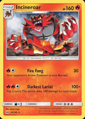 Incineroar 026  - Reverse Holofoil SM Base Set - Rare