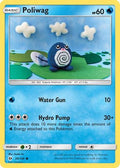 Poliwag 030  - Reverse Holofoil SM Base Set - Common