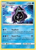 Cloyster 034  - Reverse Holofoil SM Base Set - Rare