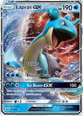 Lapras GX 035  - Holofoil SM Base Set - Ultra Rare