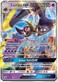 Lunala GX 066  - Holofoil SM Base Set - Ultra Rare
