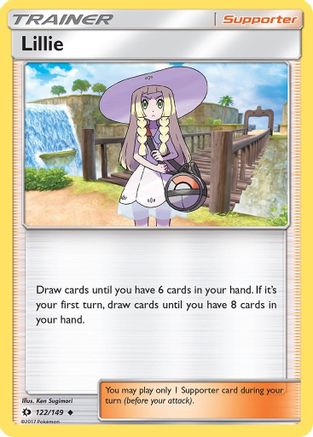 Lillie 122  - Reverse Holofoil SM Base Set - Uncommon