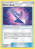 Poison Barb 124  - Reverse Holofoil SM Base Set - Uncommon
