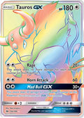 Tauros GX (Secret) 156  - Holofoil SM Base Set - Secret Rare