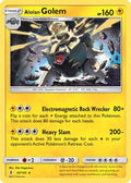 Alolan Golem 042  - Reverse Holofoil SM  Guardians Rising - Holo Rare