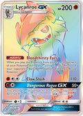 Lycanroc GX (Secret)  - Holofoil SM  Guardians Rising - Secret Rare