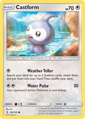 Castform 105  - Reverse Holofoil SM  Guardians Rising - Common