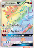 Incineroar GX (Secret)  - Holofoil SM  Guardians Rising - Secret Rare
