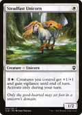 Steadfast Unicorn (CLB-044) - Commander Legends: Battle for Baldur's Gate