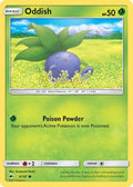 Oddish 004  - Reverse Holofoil SM  Burning Shadows - Common