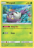 Wimpod 016  - Reverse Holofoil SM  Burning Shadows - Common