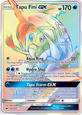 Tapu Fini GX (Secret)  - Holofoil SM  Burning Shadows - Secret Rare