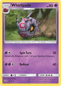 Whirlipede 057/147  SM  Burning Shadows - Uncommon