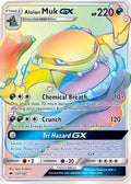 Alolan Muk GX (Secret)  - Holofoil SM  Burning Shadows - Secret Rare