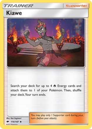 Kiawe 116  SM  Burning Shadows - Uncommon