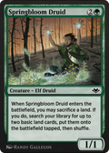 Springbloom Druid (J21-642) - Jumpstart: Historic Horizons