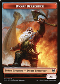 Dwarf Berserker (TKHM-012) - Kaldheim Tokens