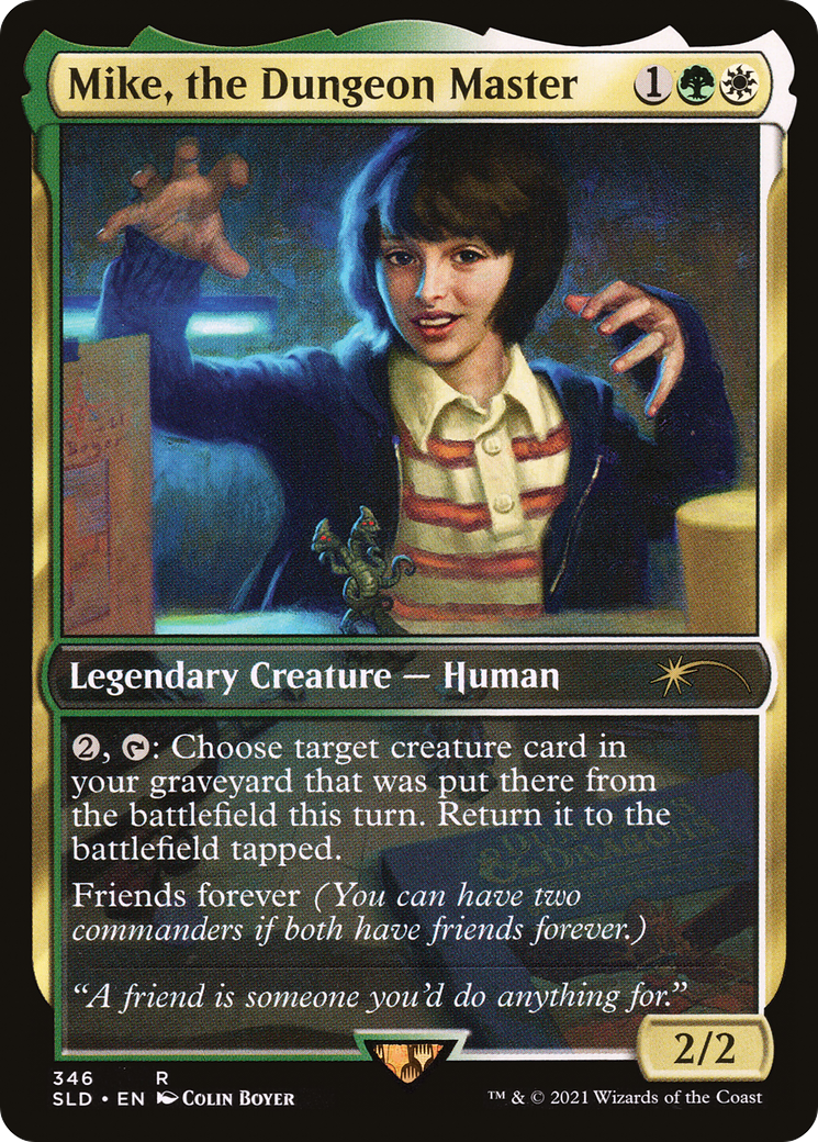 Mike, the Dungeon Master (SLD-346) - Secret Lair Drop / Mike, the Dungeon Master Foil