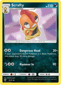 Scrafty 051  - Reverse Holofoil Shining Legends - Uncommon
