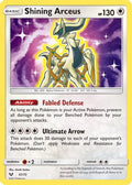 Shining Arceus 057  - Holofoil Shining Legends - Shiny Holo Rare