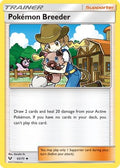 Pokemon Breeder 063  - Reverse Holofoil Shining Legends - Uncommon