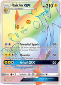 Raichu GX (Secret)/73  - Holofoil Shining Legends - Secret Rare