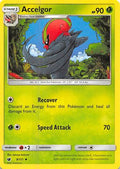 Accelgor 009  - Reverse Holofoil SM  Crimson Invasion - Uncommon