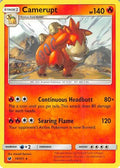 Camerupt  - Reverse Holofoil SM  Crimson Invasion - Rare