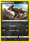Houndour 058  - Reverse Holofoil SM  Crimson Invasion - Common