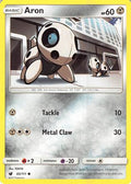 Aron 065  - Reverse Holofoil SM  Crimson Invasion - Common