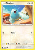 Swablu 079  - Reverse Holofoil SM  Crimson Invasion - Common