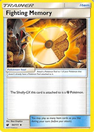 Fighting Memory  - Reverse Holofoil SM  Crimson Invasion - Uncommon