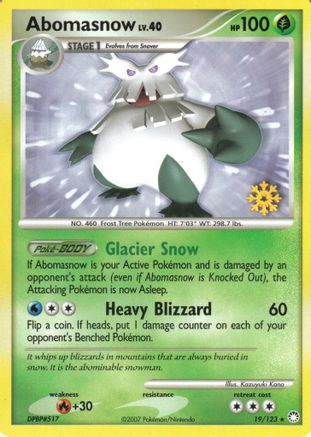 Abomasnow - 19/123/123  Countdown Calendar Promos - Promo