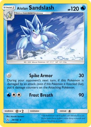 Alolan Sandslash 029  SM  Ultra Prism - Rare