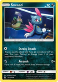 Sneasel 073/156  - Reverse Holofoil SM  Ultra Prism - Common