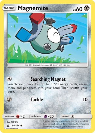 Magnemite (80)  - Reverse Holofoil SM  Ultra Prism - Common