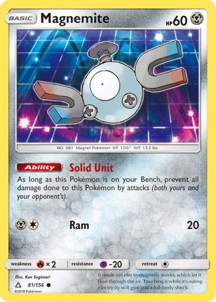 Magnemite (81) (81) 081  - Reverse Holofoil SM  Ultra Prism - Common