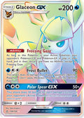 Glaceon GX (Secret Rare)  - Holofoil SM  Ultra Prism - Secret Rare