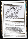 Ral's Vanguard (No PW Symbol) (CMB1-) - Mystery Booster Playtest Cards 2021